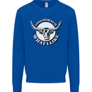 Longhorns is What I Like Cow Cattle Mens Sweatshirt Jumper Royal Blue