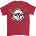 Longhorns is What I Like Cow Cattle Mens T-Shirt 100% Cotton Red