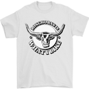 Longhorns is What I Like Cow Cattle Mens T-Shirt 100% Cotton White