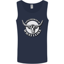 Longhorns is What I Like Cow Cattle Mens Vest Tank Top Navy Blue