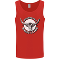 Longhorns is What I Like Cow Cattle Mens Vest Tank Top Red