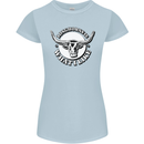 Longhorns is What I Like Cow Cattle Womens Petite Cut T-Shirt Light Blue