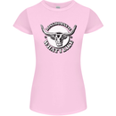 Longhorns is What I Like Cow Cattle Womens Petite Cut T-Shirt Light Pink