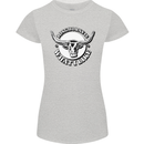 Longhorns is What I Like Cow Cattle Womens Petite Cut T-Shirt Sports Grey