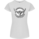 Longhorns is What I Like Cow Cattle Womens Petite Cut T-Shirt White