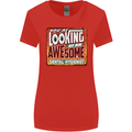 Looking at an Awesome Dental Hygienist Womens Wider Cut T-Shirt Red