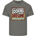 Looking at an Awesome Driving Instructor Mens Cotton T-Shirt Tee Top Charcoal