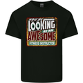 Looking at an Awesome Fitness Instructor Mens Cotton T-Shirt Tee Top Black