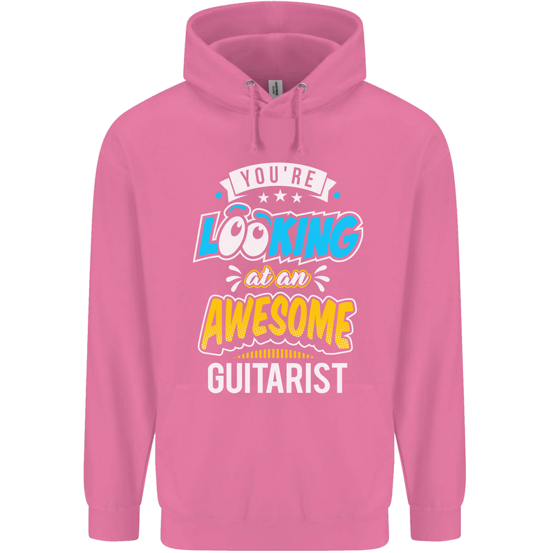 Looking at an Awesome Guitarist Guitar Childrens Kids Hoodie Azalea