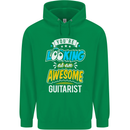 Looking at an Awesome Guitarist Guitar Childrens Kids Hoodie Irish Green