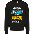 Looking at an Awesome Guitarist Guitar Kids Sweatshirt Jumper Black