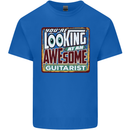 Looking at an Awesome Guitarist Guitar Kids T-Shirt Childrens Royal Blue
