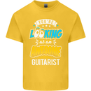 Looking at an Awesome Guitarist Guitar Kids T-Shirt Childrens Yellow