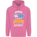 Looking at an Awesome Guitarist Guitar Mens 80% Cotton Hoodie Azelea