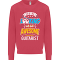Looking at an Awesome Guitarist Guitar Mens Sweatshirt Jumper Heliconia