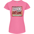 Looking at an Awesome Guitarist Guitar Womens Petite Cut T-Shirt Azalea