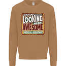 Looking at an Awesome Medical Assistant Mens Sweatshirt Jumper Caramel Latte