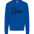 Lord of the Strings Guitarist Guitar Kids Sweatshirt Jumper Royal Blue