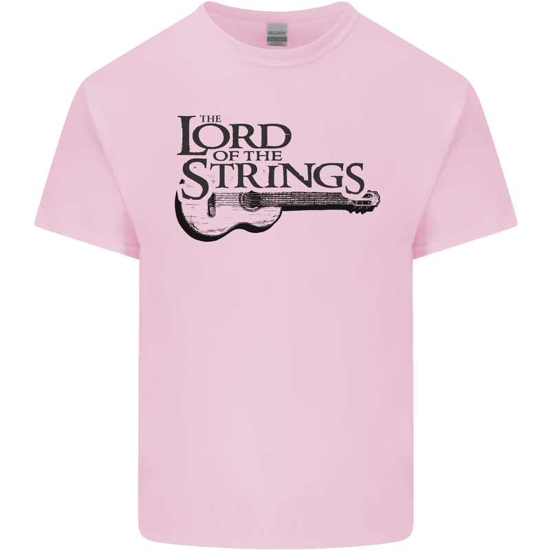 Lord of the Strings Guitarist Guitar Kids T-Shirt Childrens Light Pink