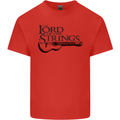 Lord of the Strings Guitarist Guitar Kids T-Shirt Childrens Red