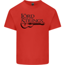 Lord of the Strings Guitarist Guitar Kids T-Shirt Childrens Red