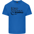 Lord of the Strings Guitarist Guitar Kids T-Shirt Childrens Royal Blue