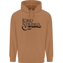 Lord of the Strings Guitarist Guitar Mens 80% Cotton Hoodie Caramel Latte