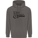 Lord of the Strings Guitarist Guitar Mens 80% Cotton Hoodie Charcoal