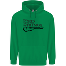 Lord of the Strings Guitarist Guitar Mens 80% Cotton Hoodie Irish Green
