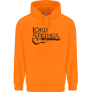 Lord of the Strings Guitarist Guitar Mens 80% Cotton Hoodie Orange