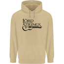 Lord of the Strings Guitarist Guitar Mens 80% Cotton Hoodie Sand