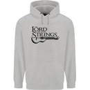 Lord of the Strings Guitarist Guitar Mens 80% Cotton Hoodie Sports Grey