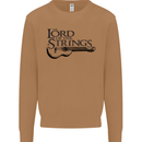 Lord of the Strings Guitarist Guitar Mens Sweatshirt Jumper Caramel Latte