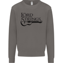 Lord of the Strings Guitarist Guitar Mens Sweatshirt Jumper Charcoal