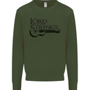 Lord of the Strings Guitarist Guitar Mens Sweatshirt Jumper Forest Green