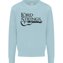 Lord of the Strings Guitarist Guitar Mens Sweatshirt Jumper Light Blue
