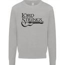 Lord of the Strings Guitarist Guitar Mens Sweatshirt Jumper Sports Grey