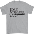 Lord of the Strings Guitarist Guitar Mens T-Shirt 100% Cotton Sports Grey