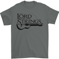 Lord of the Strings Guitarist Guitar Mens T-Shirt Cotton Gildan Charcoal