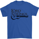 Lord of the Strings Guitarist Guitar Mens T-Shirt Cotton Gildan Royal Blue
