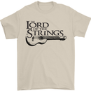 Lord of the Strings Guitarist Guitar Mens T-Shirt Cotton Gildan Sand