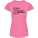 Lord of the Strings Guitarist Guitar Womens Petite Cut T-Shirt Azalea
