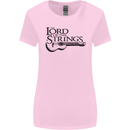 Lord of the Strings Guitarist Guitar Womens Wider Cut T-Shirt Light Pink