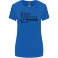 Lord of the Strings Guitarist Guitar Womens Wider Cut T-Shirt Royal Blue