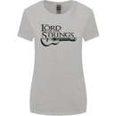 Lord of the Strings Guitarist Guitar Womens Wider Cut T-Shirt Sports Grey