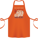 Lorry Driver Eat Sleep Truck Trucker Cotton Apron 100% Organic Orange