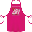 Lorry Driver Eat Sleep Truck Trucker Cotton Apron 100% Organic Pink