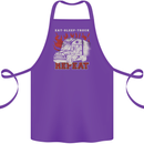Lorry Driver Eat Sleep Truck Trucker Cotton Apron 100% Organic Purple