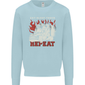 Lorry Driver Eat Sleep Truck Trucker Kids Sweatshirt Jumper Light Blue