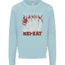 Lorry Driver Eat Sleep Truck Trucker Kids Sweatshirt Jumper Light Blue